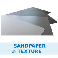 Pure White Sandpaper Texture / RAL 9010 / Epoxy-Polyester Powder Coat