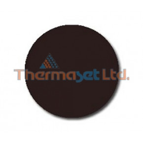 Chocolate Brown Ripple-Leatherette / RAL 8017 / Polyester Powder Coat