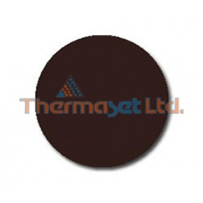 Mahogony Brown Ripple-Leatherette / RAL 8016 / Polyester Powder Coat