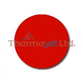 Traffic Red Sandpaper Texture / RAL 3020 / Polyester Powder Coat